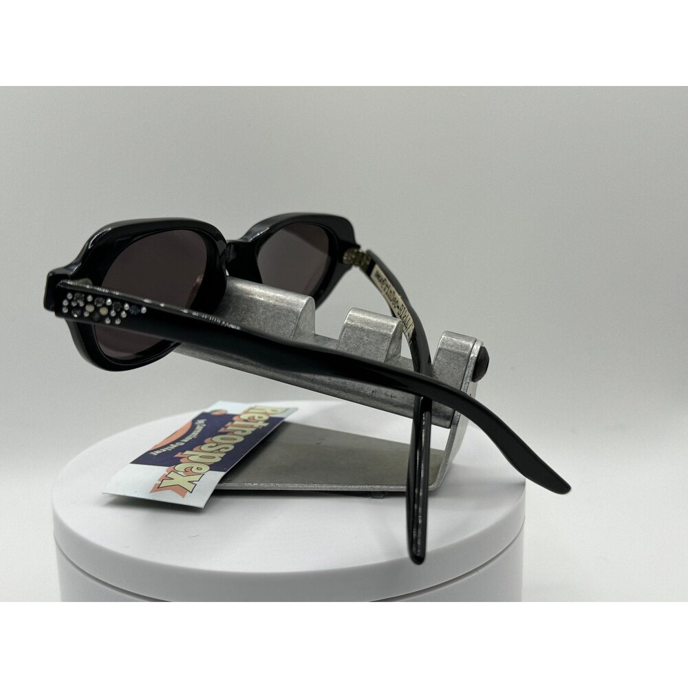 Vintage Sunglasses 1950s Style Grey Sun Lens Black Plastic  display picture 3